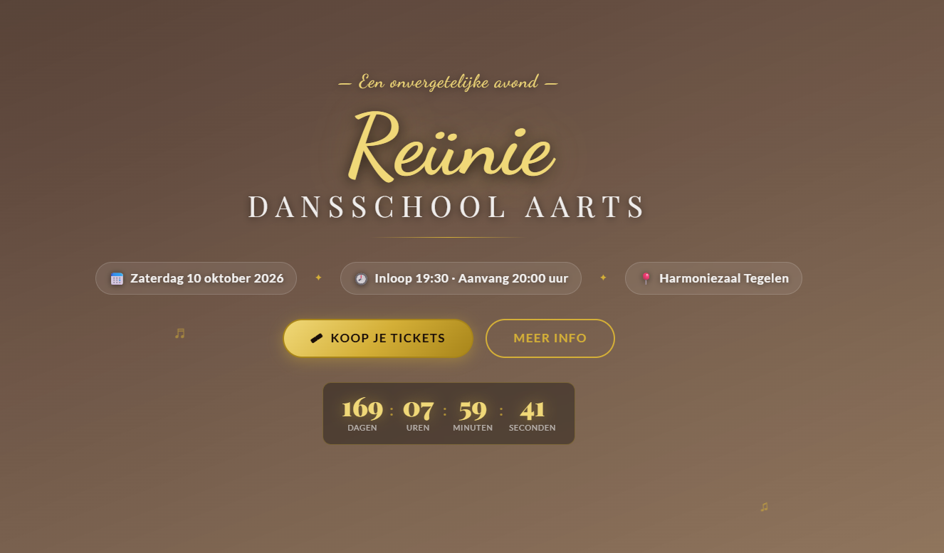 Reunie Dansschool Aarts